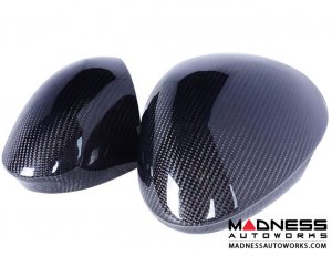 Alfa Romeo Stelvio Mirror Covers - Carbon Fiber - Caps - Feroce Carbon